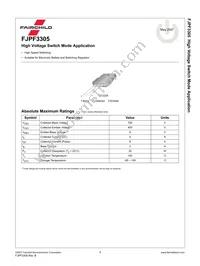 FJPF3305TU Datasheet Page 2