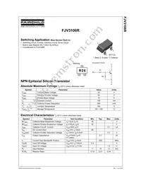 FJV3106RMTF Datasheet Cover