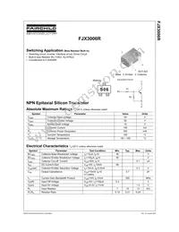 FJX3006RTF Datasheet Cover