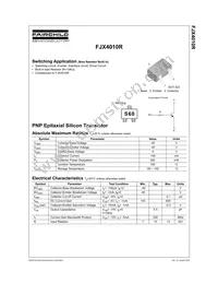 FJX4010RTF Datasheet Cover