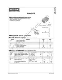 FJX4012RTF Datasheet Cover