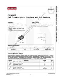 FJY4002R Datasheet Page 2