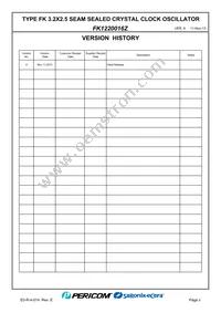 FK1220016Z Datasheet Page 2