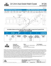 FK12AEIHI0.032768-T3 Datasheet Page 2