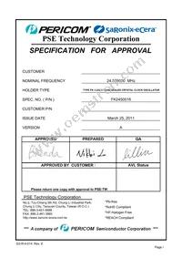 FK2450016 Datasheet Cover