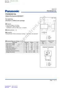 FK3503010L Datasheet Cover