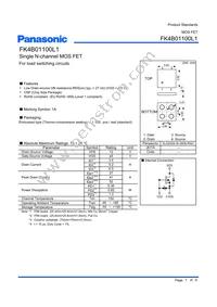 FK4B01100L1 Datasheet Cover