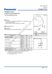 FK4B01110L1 Datasheet Cover