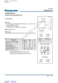 FK6K02010L Datasheet Cover