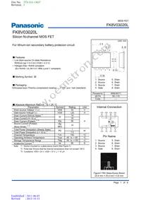 FK8V03020L Datasheet Cover