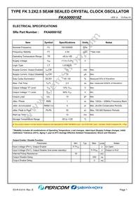 FKA000018Z Datasheet Page 3