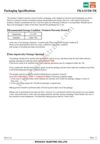 FKA1112H-TR Datasheet Page 11