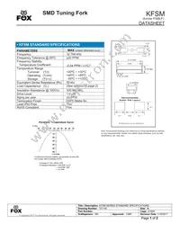 FKFSMEIHM0.032768-T2 Datasheet Cover