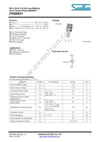 FKI06051 Datasheet Cover