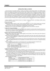 FKI06051 Datasheet Page 7