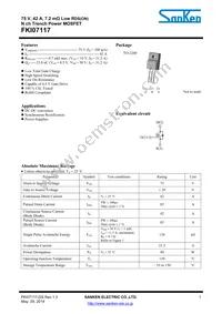 FKI07117 Datasheet Cover