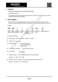 FKN3SSJR-73-8R2 Datasheet Page 2