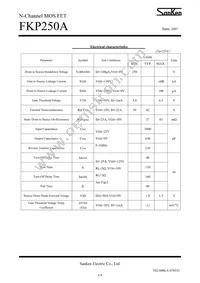 FKP250A Datasheet Page 2