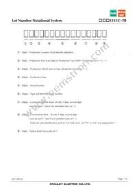 FKR1111C-TR Datasheet Page 14