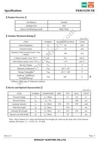 FKR1112H-TR Datasheet Page 3