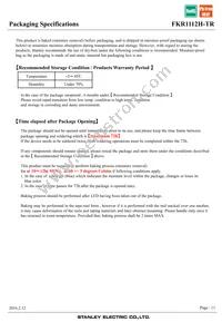 FKR1112H-TR Datasheet Page 11