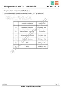 FKR1112H-TR Datasheet Page 19