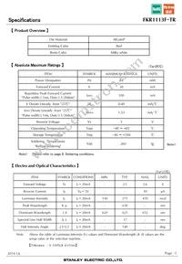 FKR1113F-TR Datasheet Page 3