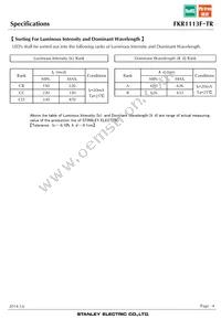 FKR1113F-TR Datasheet Page 4