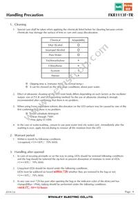 FKR1113F-TR Datasheet Page 9