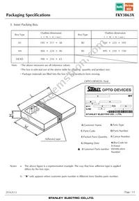 FKY3863X Datasheet Page 15