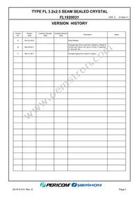 FL1920031 Datasheet Page 2