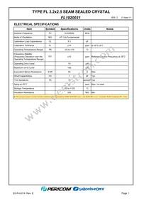 FL1920031 Datasheet Page 3