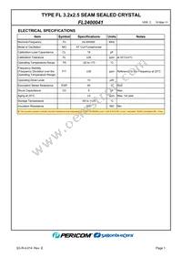 FL2400041 Datasheet Page 3