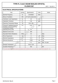 FL2500123Z Datasheet Page 3