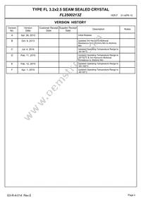 FL2500213Z Datasheet Page 2