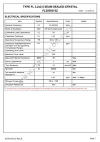 FL2500213Z Datasheet Page 3