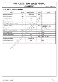 FL2500283Z Datasheet Page 3