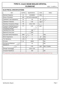 FL2500316Z Datasheet Page 3