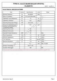 FL2600176 Datasheet Page 3