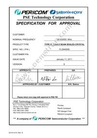 FL3840006 Datasheet Cover