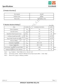 FLA3864X Datasheet Page 3