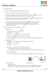 FLA3864X Datasheet Page 9