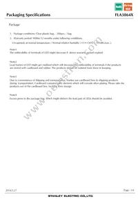 FLA3864X Datasheet Page 14