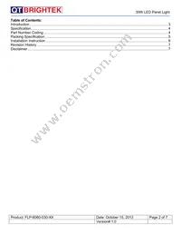 FLP-6060-030-WW Datasheet Page 2