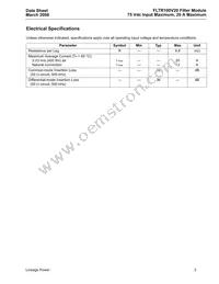 FLTR100V20Z Datasheet Page 3