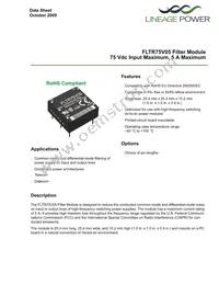 FLTR75V05Z Datasheet Cover