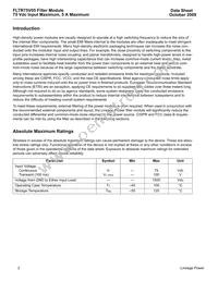 FLTR75V05Z Datasheet Page 2