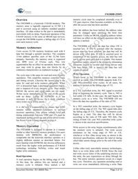 FM1808B-PG Datasheet Page 3