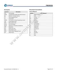 FM24W256-EG Datasheet Page 16