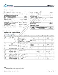 FM25V20A-PG Datasheet Page 12